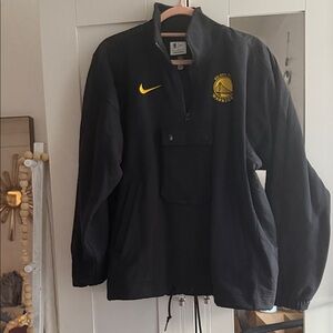 San Francisco Warriors Nike Black and Yellow Men's sweatshirt/jacket